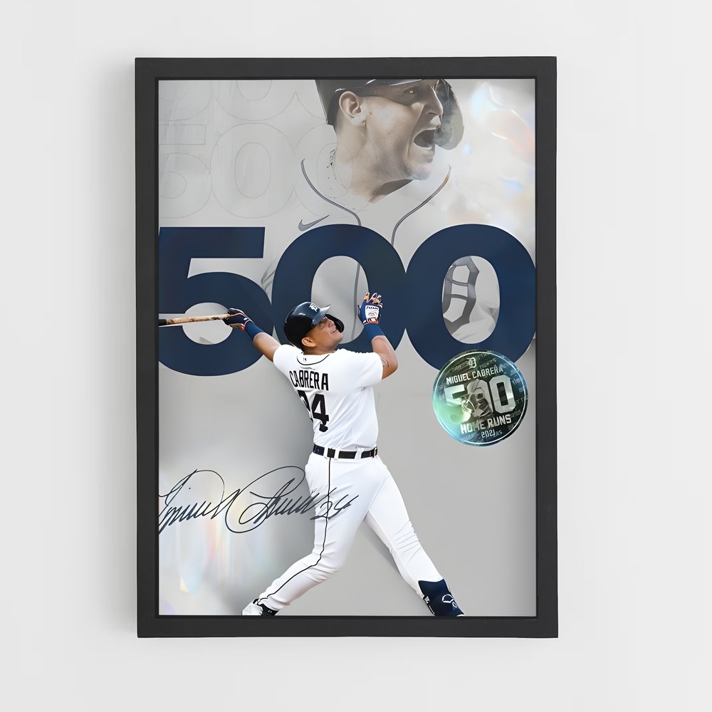 Poster La Puissance de Miguel – affiche Baseball (vue 2)